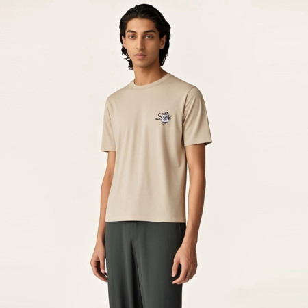 로로피아나 남성 라운드 반팔티 - Loro Piana Mens Round Tshirt - lpc6244x