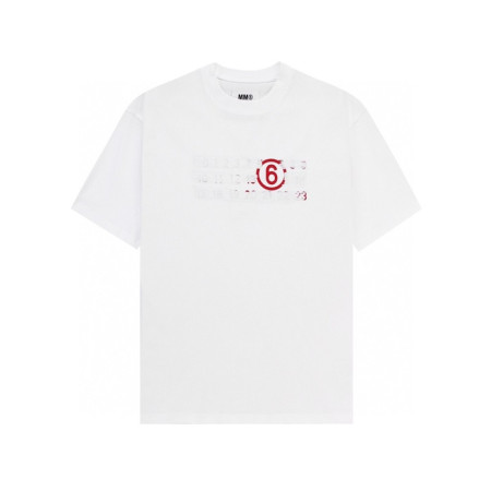 메종 마르지엘라 남성 라운드 반팔 티셔츠 - Maison Margiela Mens Round Tshirt - mac6446x