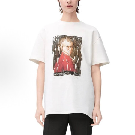 로에베 남성 라운드 반팔티 - Loewe Mens Round Tshirt - loc6452x