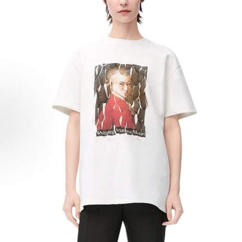 로에베 남성 라운드 반팔티 - Loewe Mens Round Tshirt - loc6452x