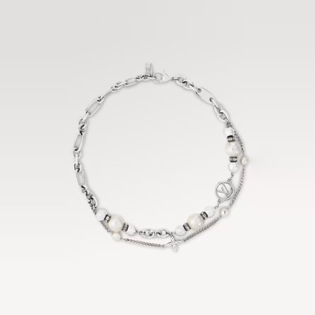 루이비통 여성 미드나잇 펄 팔찌 - Louis vuitton Womens Midnight Pearl Bracelet - acc5414x