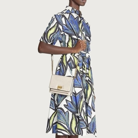 페라가모 여성 트리폴리오 플랩 숄더백 - Ferragamo Womens Trifolio Flap Bag - feb5438x