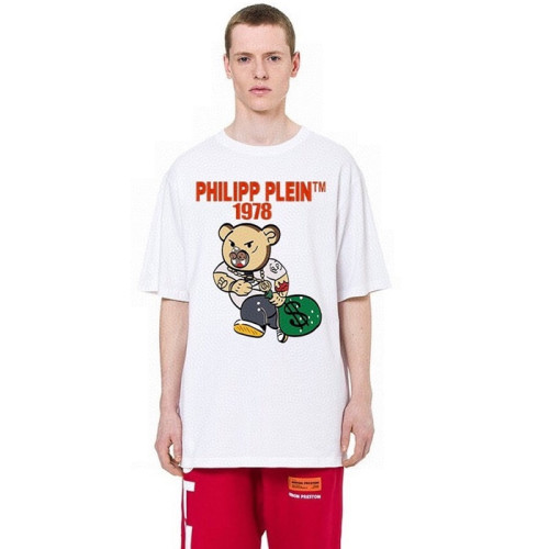 필립플레인 남성 라운드 반팔티 - Philipp-plein Mens Round Tshirt - phc6481x