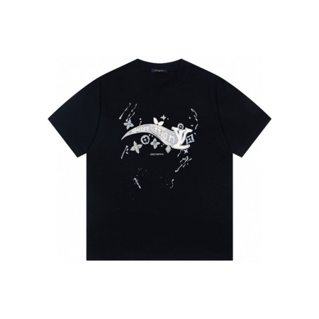 루이비통 남성 라운드 반팔 티셔츠 - Louis vuitton Mens Round Tshirt - lvc6495x