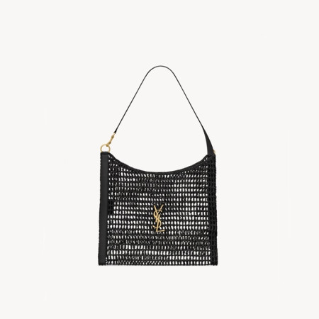 입생로랑 여성 라피아 마크라메 oxalis 숄더백 - Saint Laurent Womens Oxalis Shoulder Bag In Raffia Macramé - ysb5506x