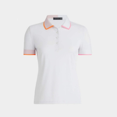 [G/FORE] 지포어 여성 콘트라스트 테크 카라 티셔츠 - gol1650x