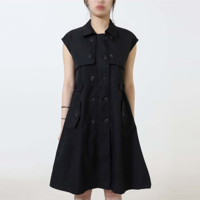 [당일배송] 디올 여성 개버딘 트렌치 베스트 자켓 - dd834x