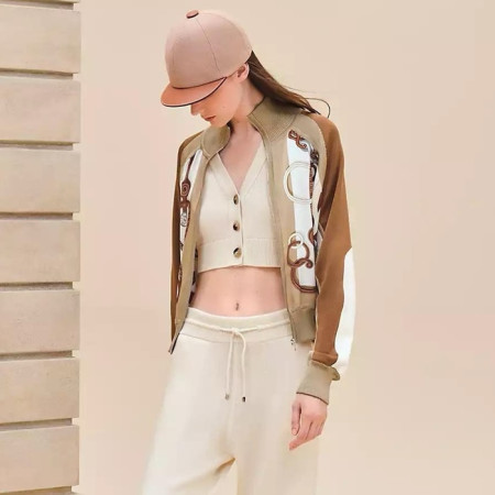 에르메스 여성 봄버 재킷 - Hermes Womens Bomber Jacket - hec6527x