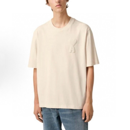 아미 남성 라운드 반팔티 - Ami Mens Round Tshirt - amc6537x