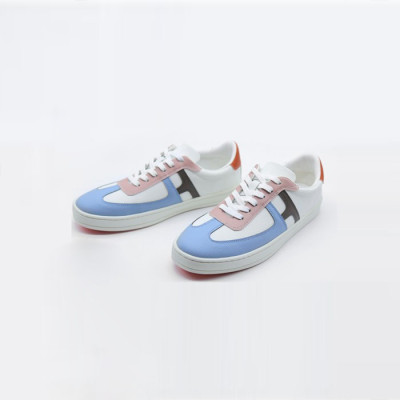 에르메스 남성 Boomerang 부메랑 멀티꼴로르 블루 글라송 스니커즈 - hes853x