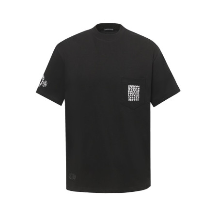 크롬하츠 남성 라운드 반팔티 - Chrom Hearts Mens Round Tshirt - chc6542x