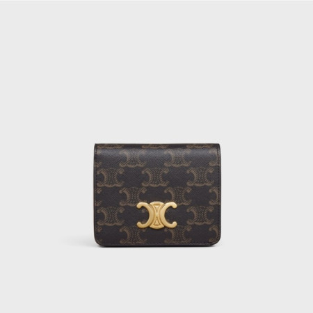 [당일배송] 셀린느 여성 트리옹프 컴팩트 지갑 - dd889x