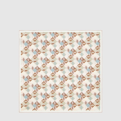펜디 여성 FF 스퀘어 스카프 - Fendi Womens FF Square Scarf - acc5436x