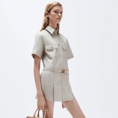 [당일배송] 미우미우 여성 벨티드 미니 원피스 - dd908x