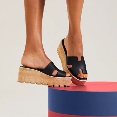 [당일배송] 에르메스 여성 에제 EZE 30 웨지힐 샌들 - dd917x