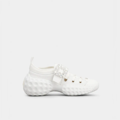 로저비비에 여성 비브 온 더 런 트레키 스니커즈 - Roger Vivier Womens Viv On The Run Trekky Sneakers - ros5697x