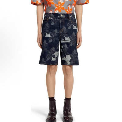 구찌 남성 데님 쇼츠 - Gucci Mens Denim Shorts - guc6566x