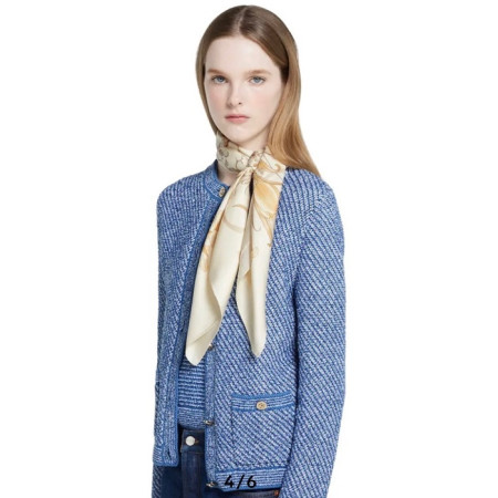 구찌 여성 실크 스퀘어 숄 - Gucci Womens Silk Square Shawl - acc5441x