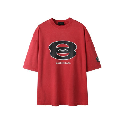 발렌시아가 남성 라운드 반팔 티셔츠 - Balenciaga Mens Round Tshirt - bac6590x