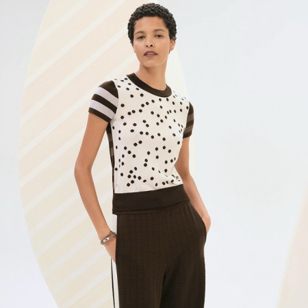 에르메스 여성 크루넥 반팔티 - Hermes Womens Round Tshirt - hec6594x