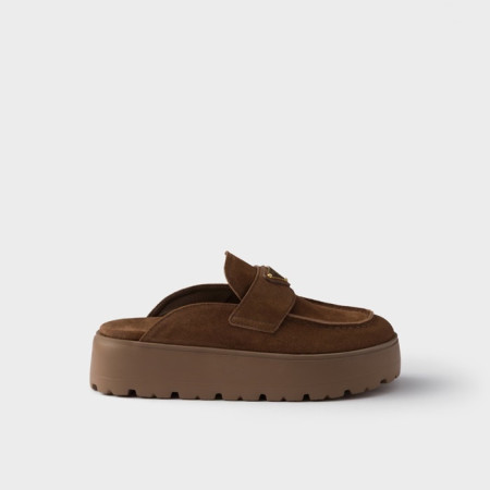 프라다 여성 플랫폼 슬립온 뮬 - Prada Womens Platform Slip-On Mules - prs5700x