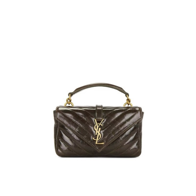 입생로랑 여성 미니 퀄티드 백 - Saint Laurent Womens Mini College Bag - ysb5603x