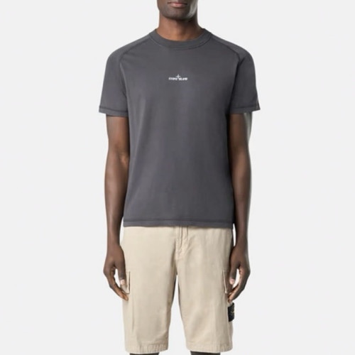 스톤아일랜드 남성 라운드 반팔 티셔츠 - Stone Island Mens Round Tshirt - stc6613x