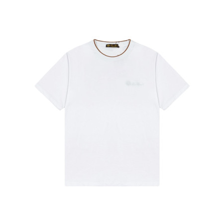 로로피아나 남성 라운드 반팔티 - Loro Piana Mens Round Tshirt - lpc6638x