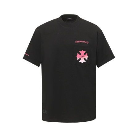 크롬하츠 남성 라운드 반팔티 - Chrom Hearts Mens Round Tshirt - chc6641x