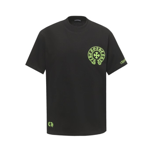 크롬하츠 남성 라운드 반팔티 - Chrom Hearts Mens Round Tshirt - chc6647x