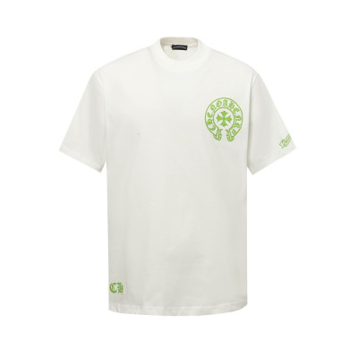 크롬하츠 남성 라운드 반팔티 - Chrom Hearts Mens Round Tshirt - chc6648x