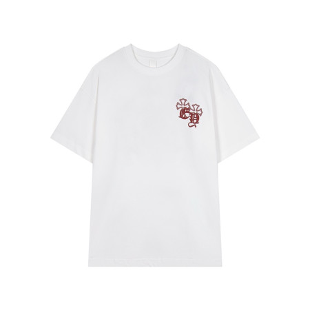 크롬하츠 남성 라운드 반팔티 - Chrom Hearts Mens Round Tshirt - chc6654x