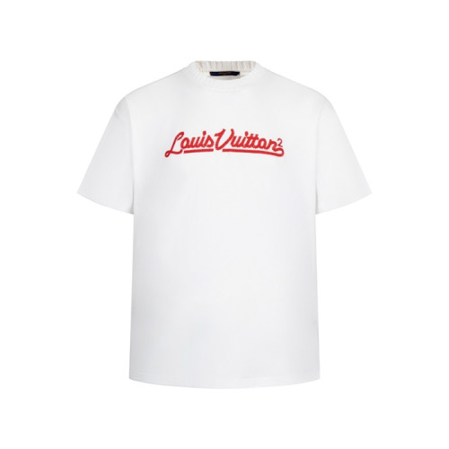 루이비통 남성 라운드 반팔 티셔츠 - Louis vuitton Mens Round Tshirt - lvc6659x
