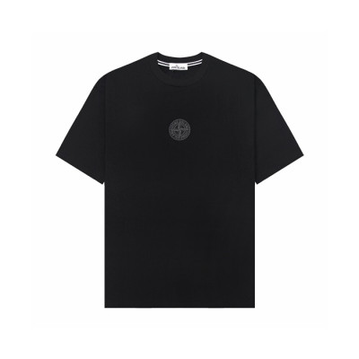 스톤아일랜드 남성 라운드 반팔 티셔츠 - Stone Island Mens Round Tshirt - stc6667x