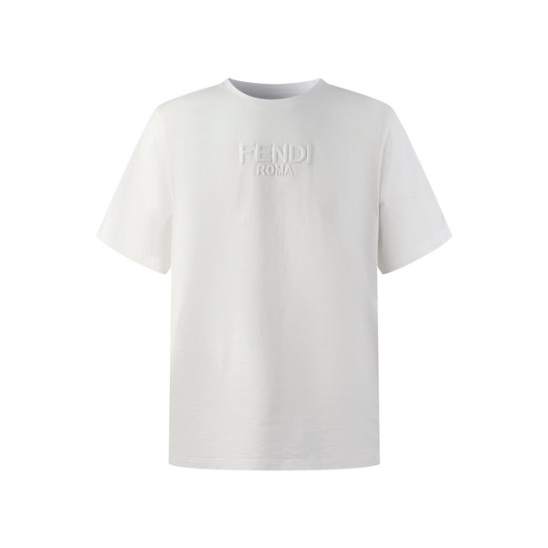 펜디 남성 라운드 반팔 티셔츠 - Fendi Mens Round Tshirt - fec6671x