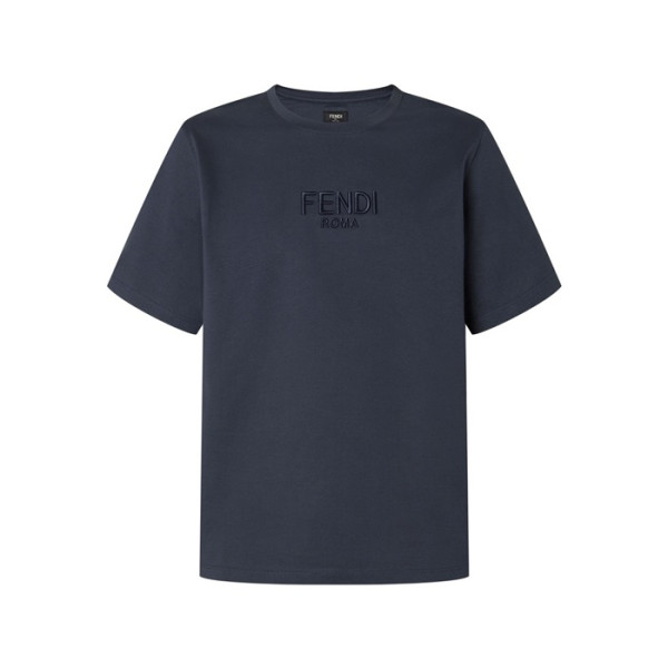 펜디 남성 라운드 반팔 티셔츠 - Fendi Mens Round Tshirt - fec6672x