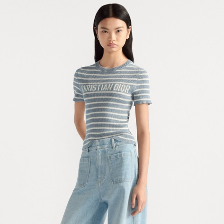 디올 여성 라운드 티셔츠 - Dior Womens Round Tshirt - dic6688x