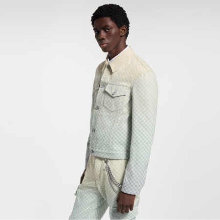 루이비통 남성 데님 재킷 - Louis vuitton Mens Denim Jacket - lvc6692x