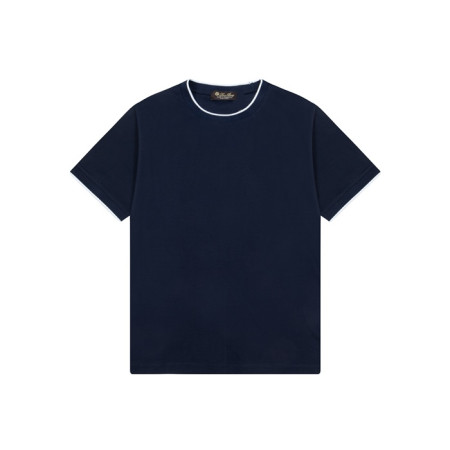 로로피아나 남성 라운드 반팔티 - Loro Piana Mens Round Tshirt - lpc6735x