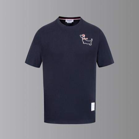 톰브라운 남성 라운드 반팔티 - Thom Browne Mens Round Tshirts - thc6757x