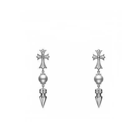 크롬하츠 여성 골드 귀걸이 - Chrome Hearts Womens Gold Earrings - acc5758x