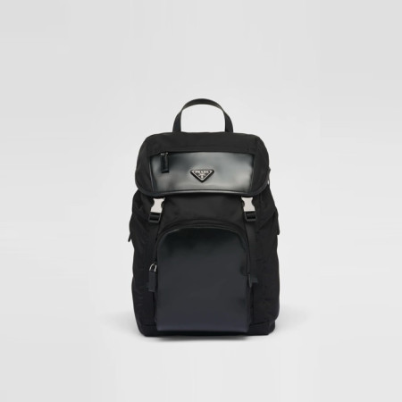 매장판 프라다 남성 리나일론 사피아노 가죽 백팩 2VZ135 - Prada Mens Re-Nylon And Saffiano Leather Backpack - prb5637x