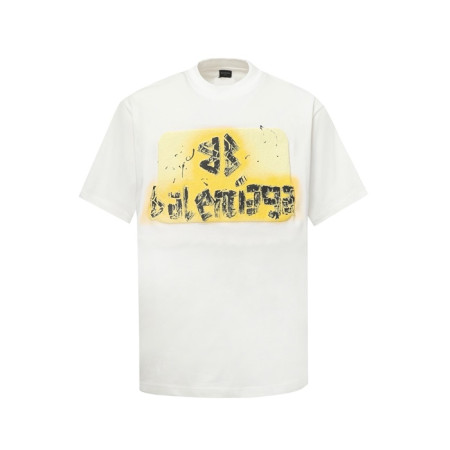 발렌시아가 남성 라운드 반팔 티셔츠 - Balenciaga Mens Round Tshirt - bac6768x