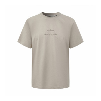 스톤아일랜드 남성 라운드 반팔 티셔츠 - Stone Island Mens Round Tshirt - stc6772x