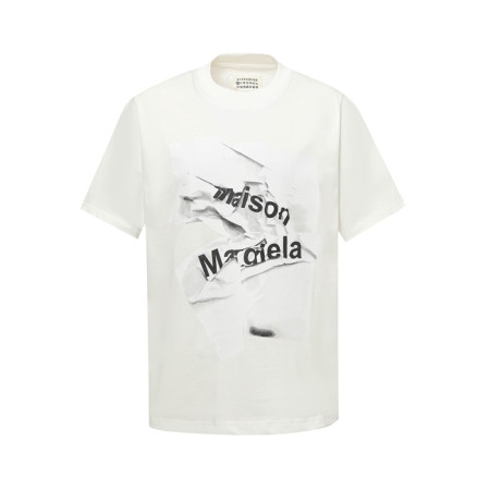 메종 마르지엘라 남성 라운드 반팔 티셔츠 - Maison Margiela Mens Round Tshirt - mac6773x