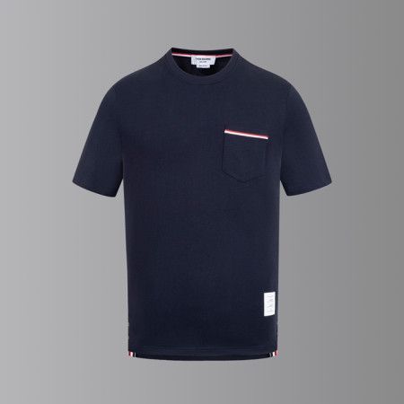 톰브라운 남성 라운드 반팔티 - Thom Browne Mens Round Tshirts - thc6781x