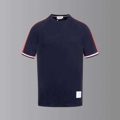 톰브라운 남성 라운드 반팔티 - Thom Browne Mens Round Tshirts - thc6784x
