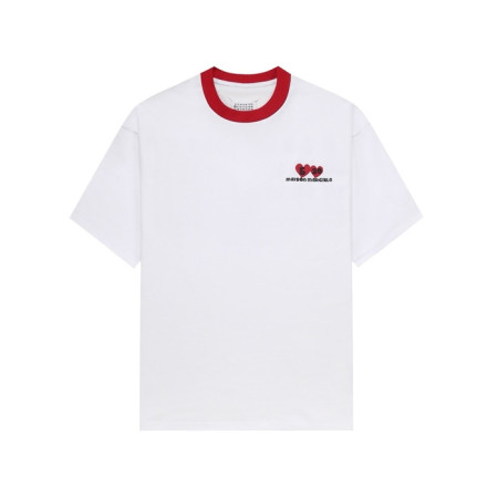 메종 마르지엘라 남성 라운드 반팔 티셔츠 - Maison Margiela Mens Round Tshirt - mac6788x