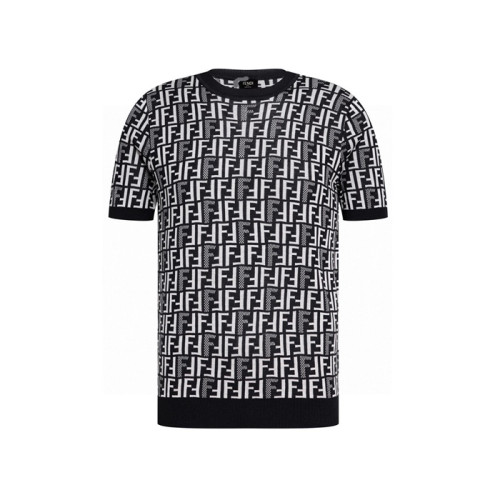 펜디 남성 라운드 반팔 티셔츠 - Fendi Mens Round Tshirt - fec6810x