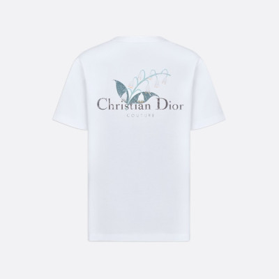 디올 남성 라운드 반팔 티셔츠 - Dior Mens Round Tshirt - dic6824x